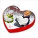 cojin de amor hijo nieve