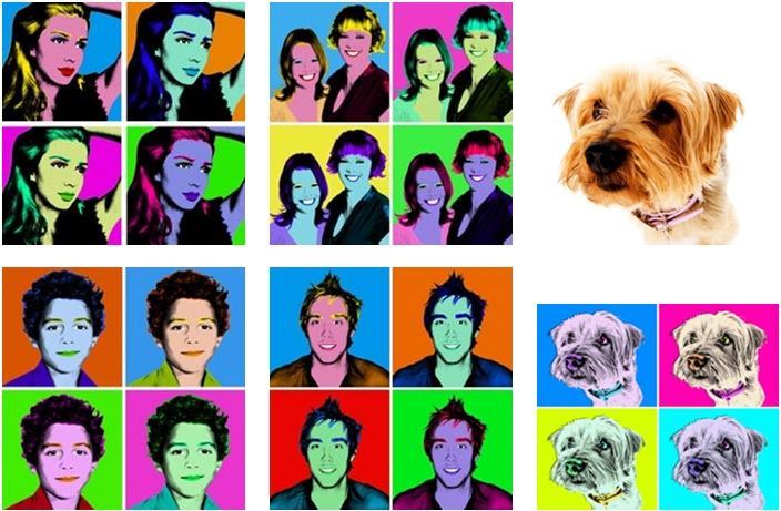 Pop Art foto Lienzo