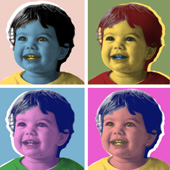 lienzo-pop-art-con-niño-pop-art-estilo-Warhol