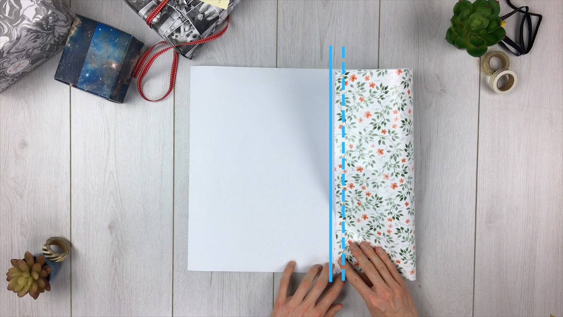 Tutorial bolsa de regalo de papel